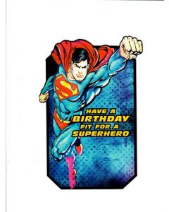 have a birthday fit for for a superhero Card 200mm X 110mm [PACK OF 6] 