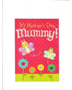 It's Mothers day Mummy Card 190mm X 130mm [PACK OF 6] 