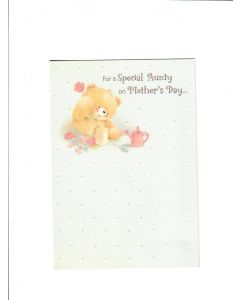 For a Special Aunty on mothers day Card 190mm X 130mm [PACK OF 6] 
