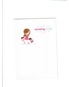 GIRLFRIEND you're brilliant Card 190mm x 130MM [PACK OF 6] 